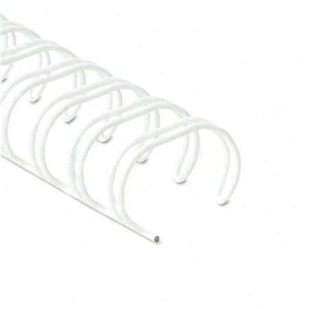 FELLOWES Fellowes 52540 Wire Bindings  1/4   35-Sheet Capacity  White  25 per Pack 52540